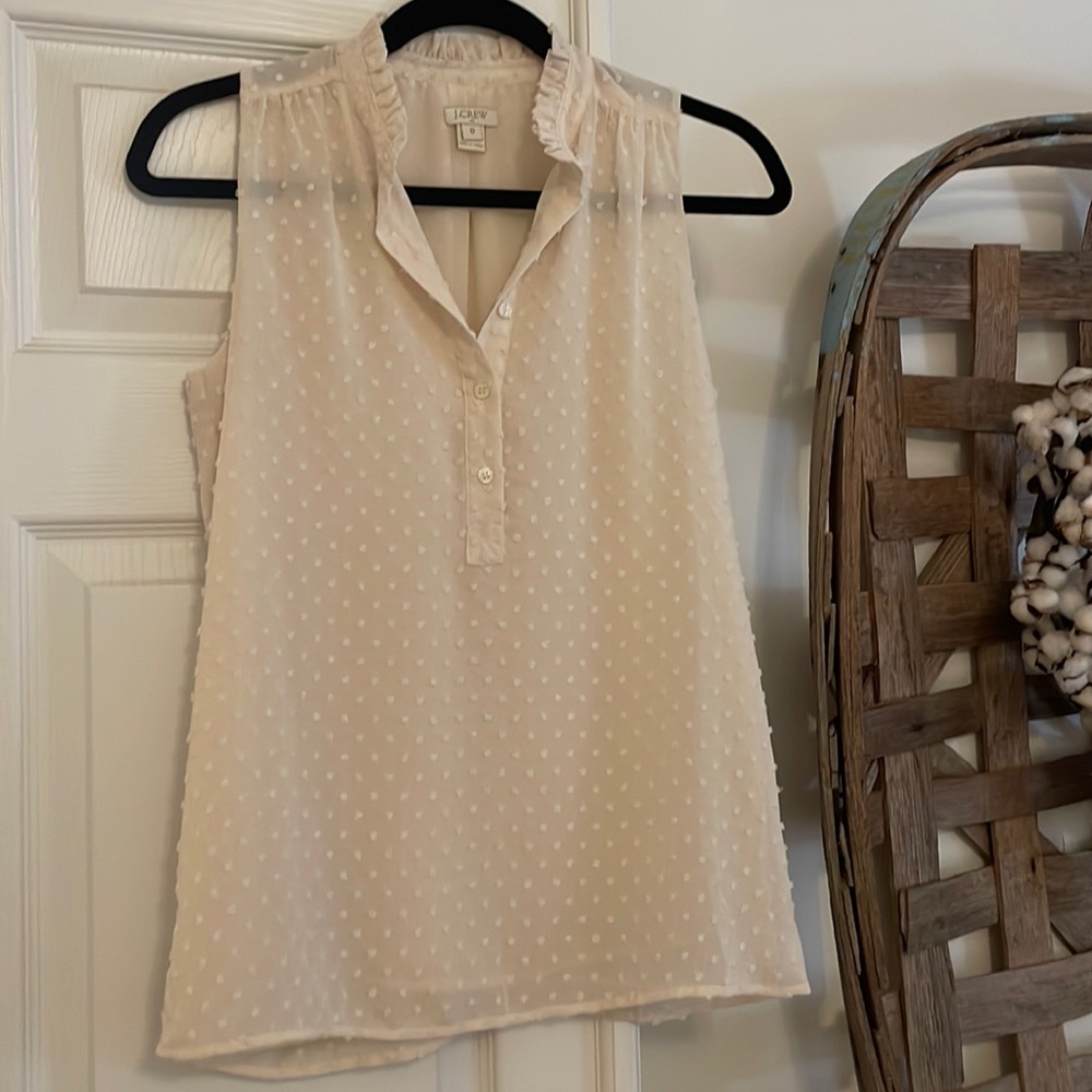 JCrew Sleeveless Blouse